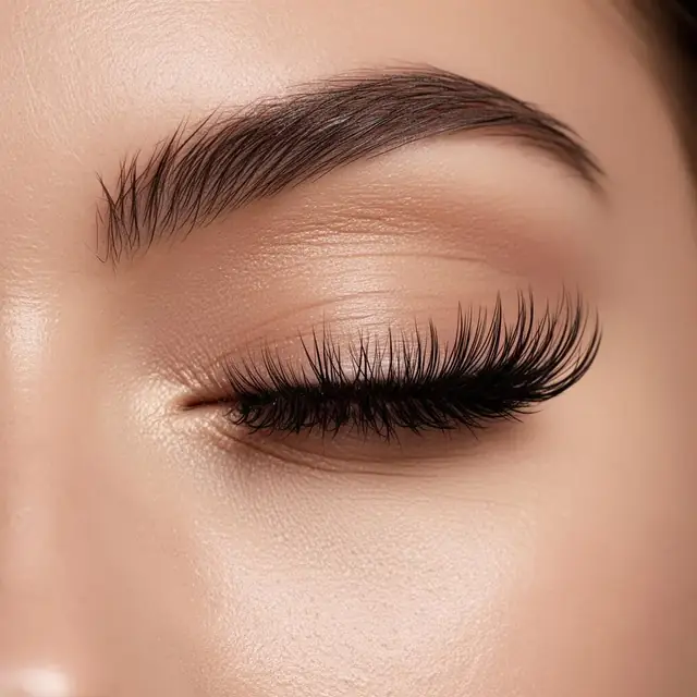 Soft volume lash detail